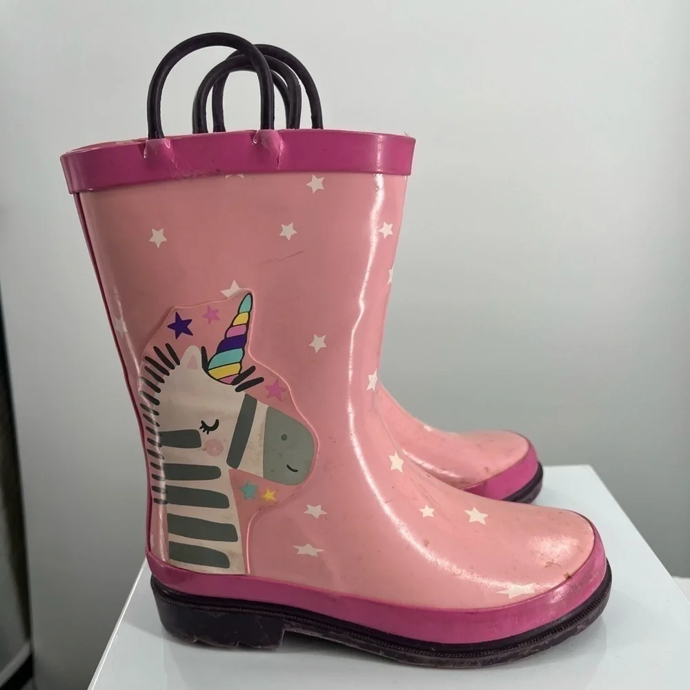 Unicorn Rain Boots Size 1